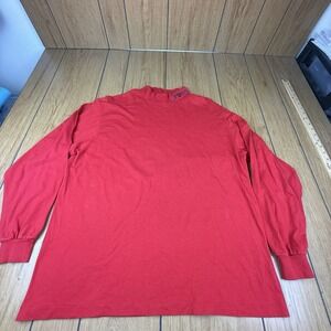 VINTAGE SINGLE STITCH CLEVELAND INDIANS TURTLENECK MADE IN USA‎ XL